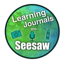 learning journals with seesaw logo